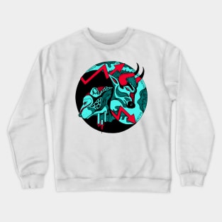 Turqred Bull and Bear Crewneck Sweatshirt